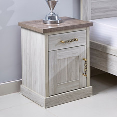 Angelic Night Stand with Door and Drawer