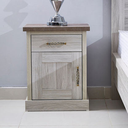 Angelic Night Stand with Door and Drawer