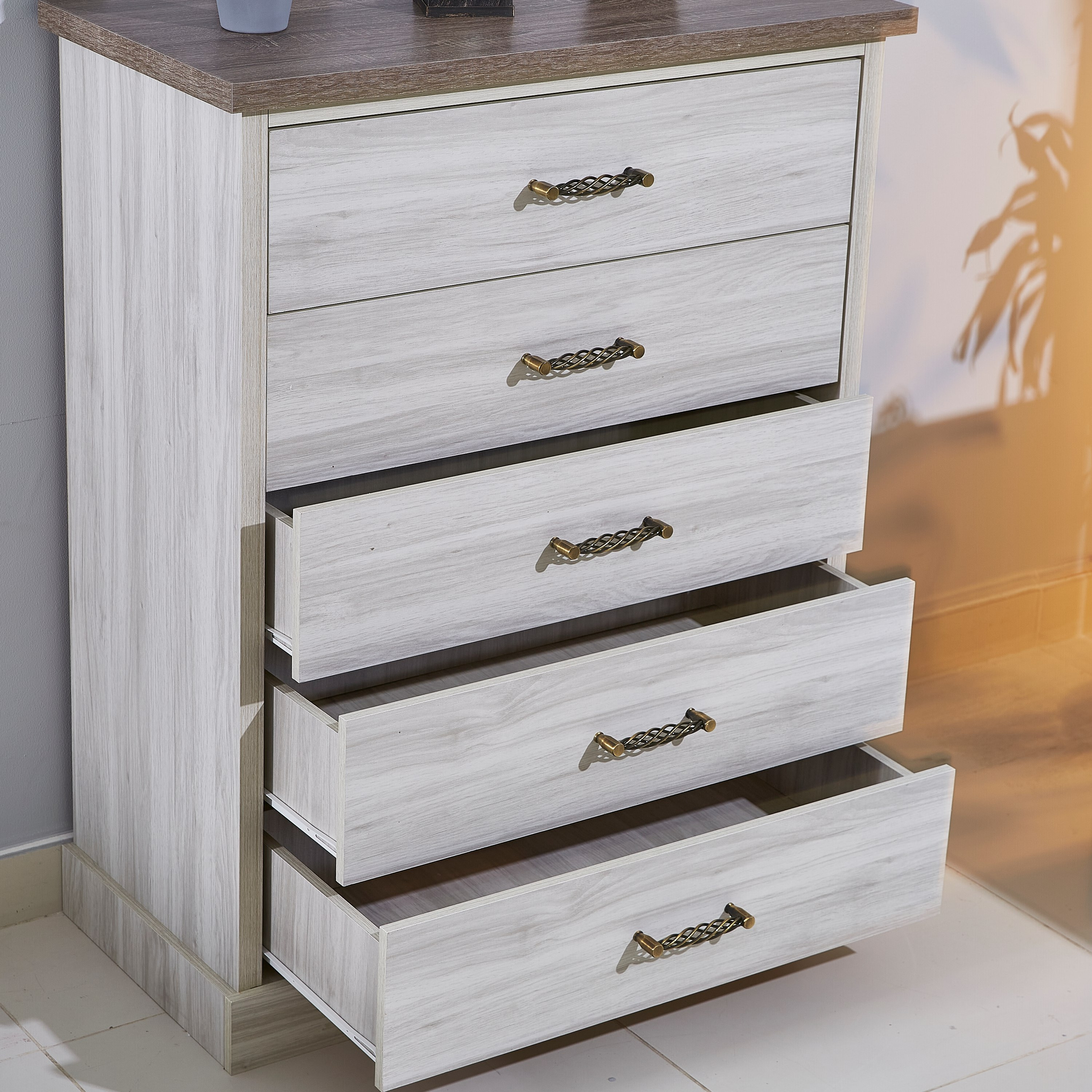 Angelic Chest of 5-Drawers-hbxfurniture-dressersandchests-chestofdrawers-image-3