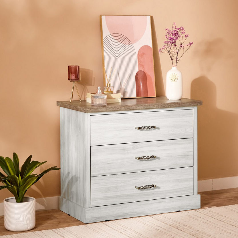 Angelic 3-Drawer Dresser without Mirror-Dressers and Mirrors-image-0