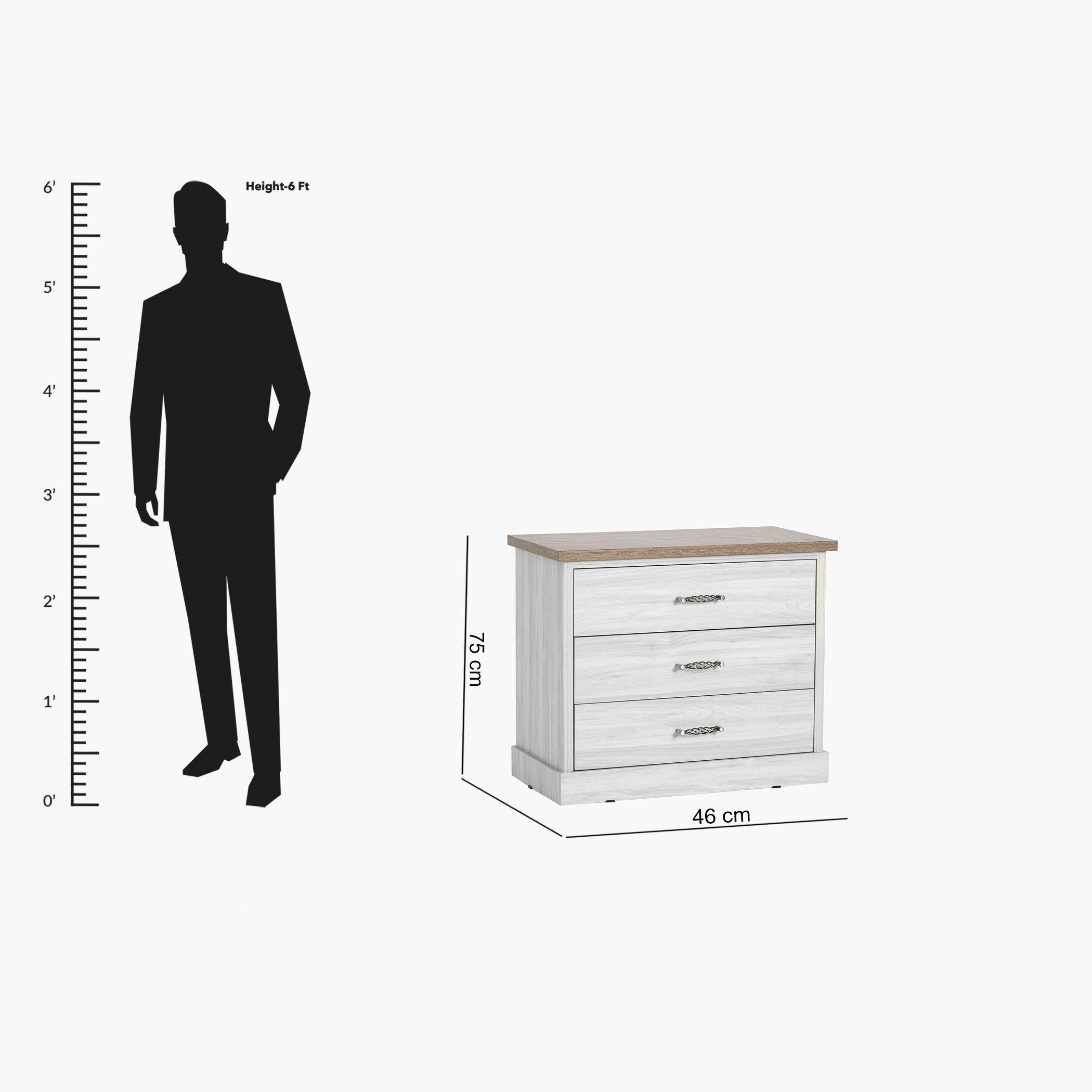 Angelic 3-Drawer Dresser without Mirror-hbxfurniture-kidsroom-kidsdressersandmirrors-image-9