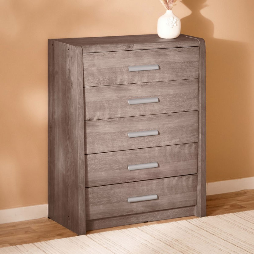 Curvy Chest of 5-Drawers-Chest of Drawers-image-2