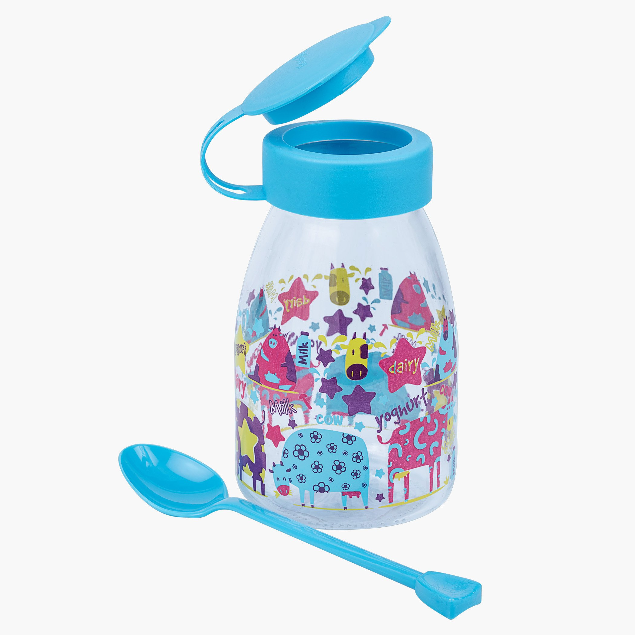 Nova Yogurt Bottle with Spoon - 0.37 L-hbxhomeware-hbxkidsandyouth-image-2
