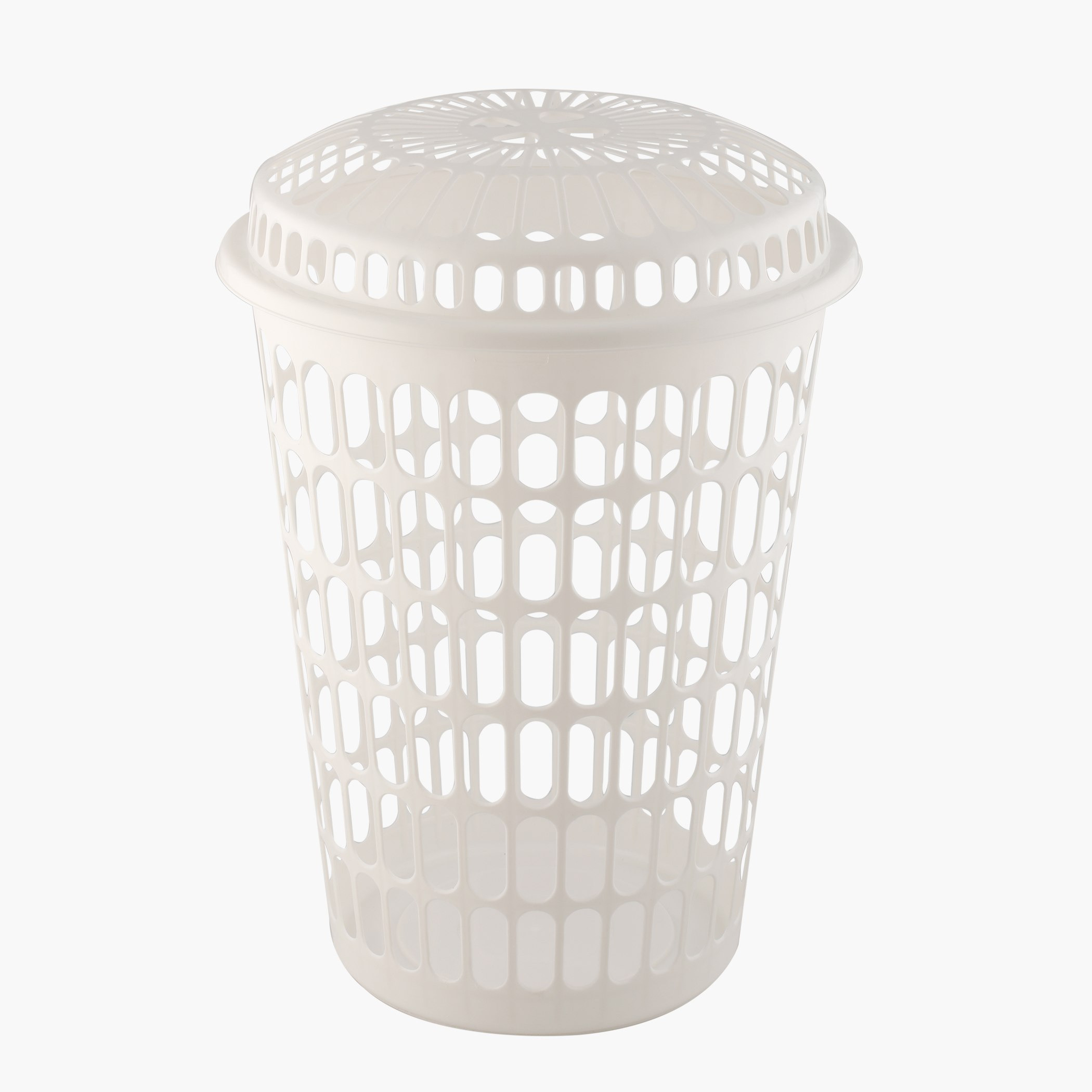 سلّة غسيل بغطاء من ميكا - 43×61.5 سم-hbxbathroom-bathroomstorage-laundryhampers-image-1