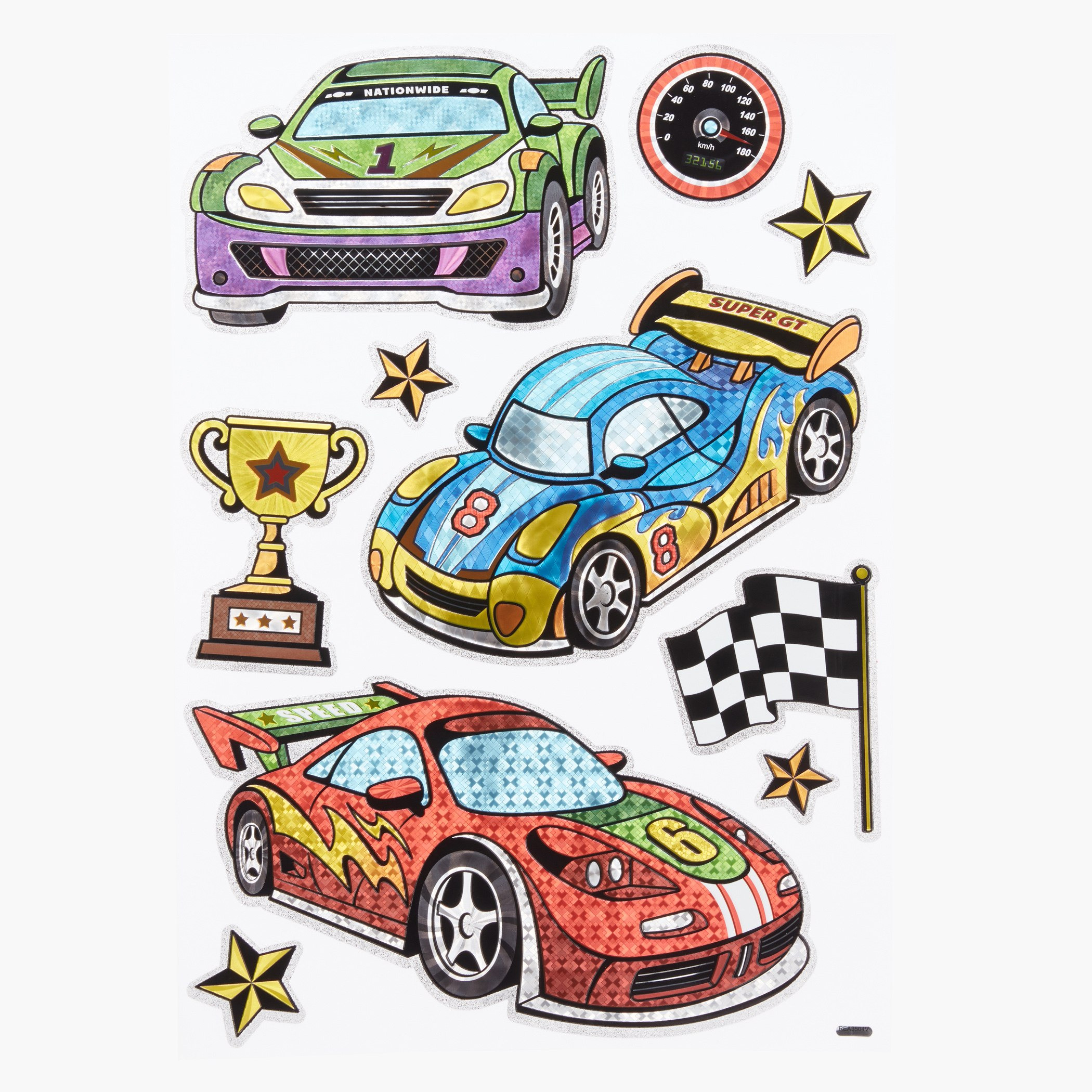 Race Car Printed Self-Adhesive Wall Decor-hbxhomeware-hbxkidsandyouth-image-2