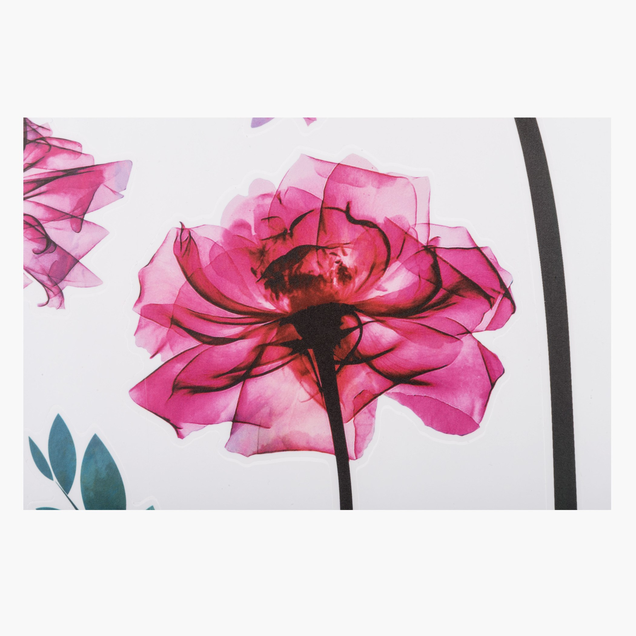 ملصق زهور لديكور الغرفة - 60x32.5 سم-hbxlivingroom-walldecor-wallart-image-2