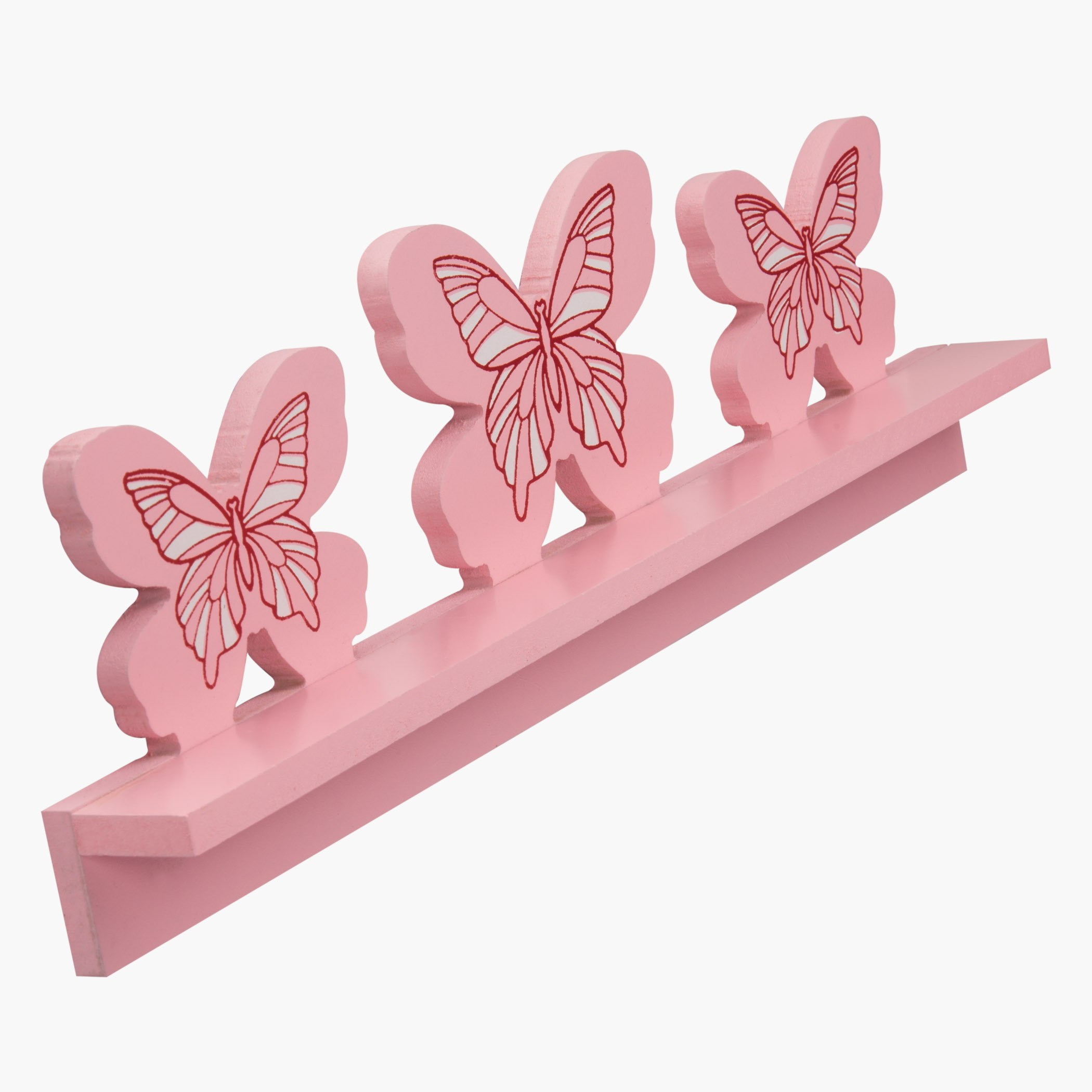 Rosy Butterfly Wall Hooks - 40x21 cm-hbxdiningroom-decorandaccessories-hooks-image-2