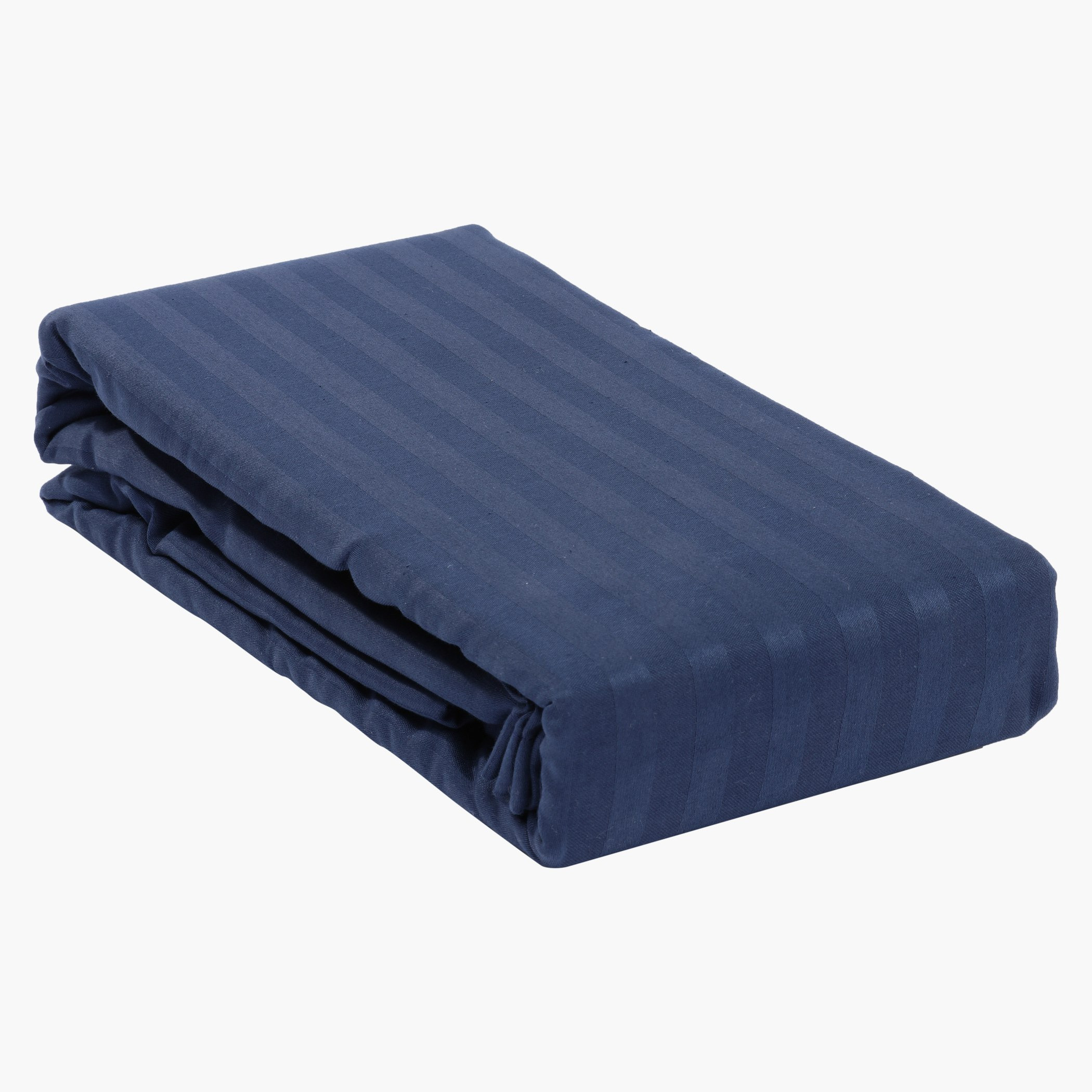 شرشف مسطّح مزدوج بتصميم مقلّم هاملتون - 170x260سم-hbxhomeware-hbxbedroom-image-1