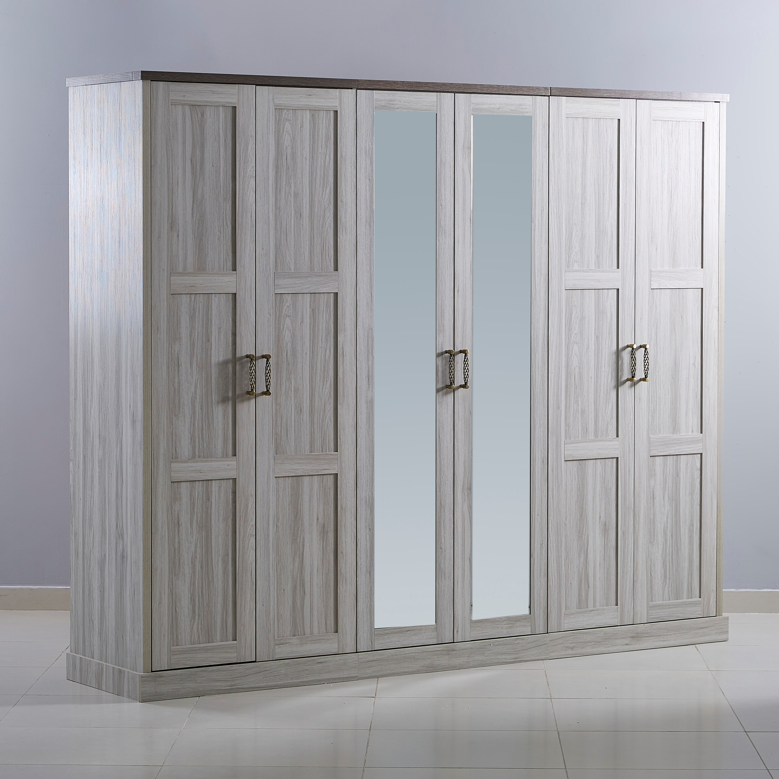خزانة ملابس بستة أبواب مع مرآة من أنجيليك-hbxfurniture-wardrobes-image-9