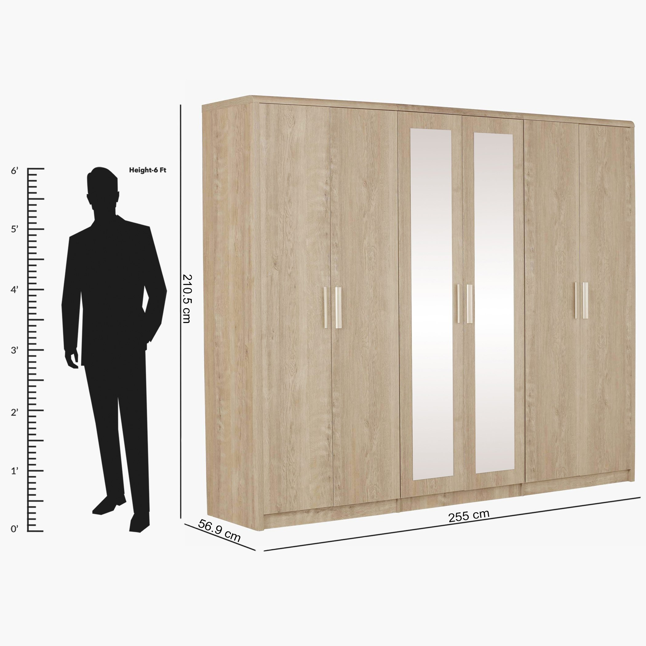 Curvy 6-Door Wardrobe with Mirrors and Drawers-PROMO_HB_KSA_HBX10_190925-image-11