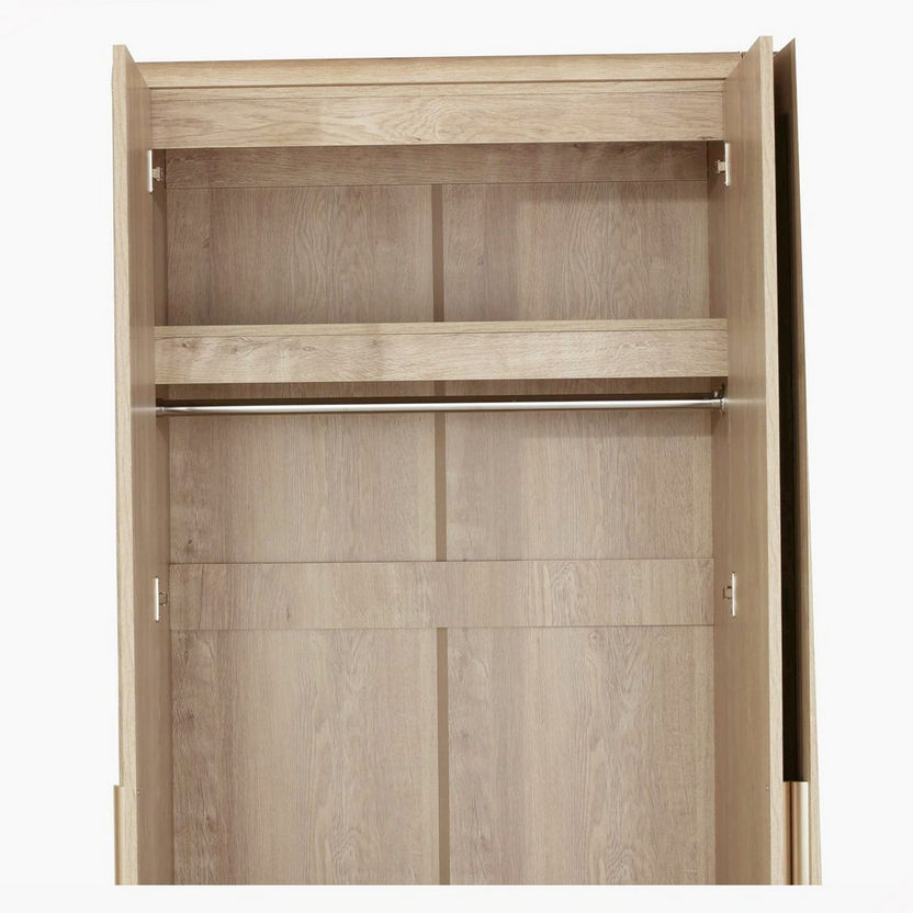Curvy 6-Door Wardrobe with Mirrors and Drawers-Wardrobes-image-4