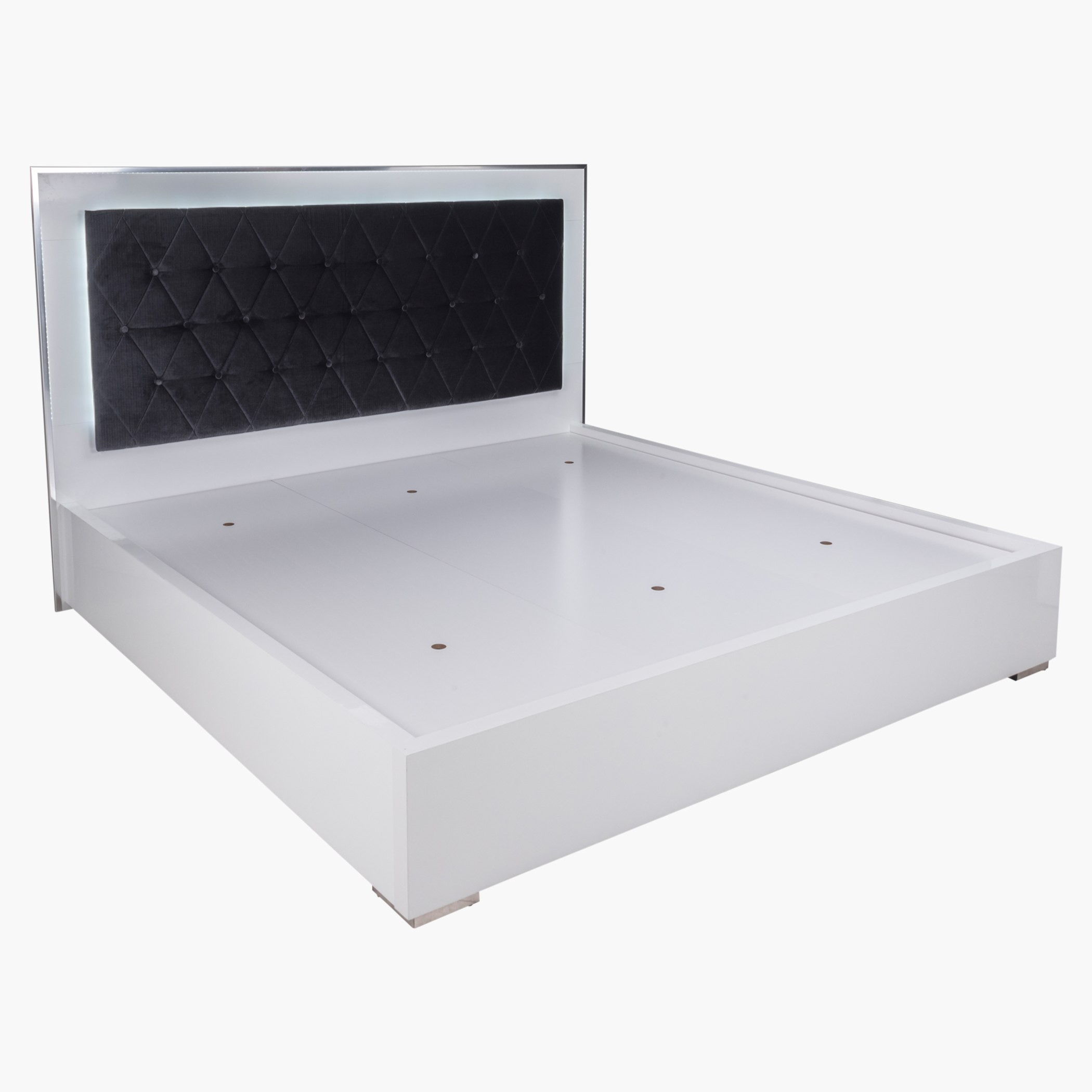 سرير قماشي سوبر كينج من بيكاسو - 200x200 سم-hbxfurniture-bedsandbedsets-beds-king-image-3