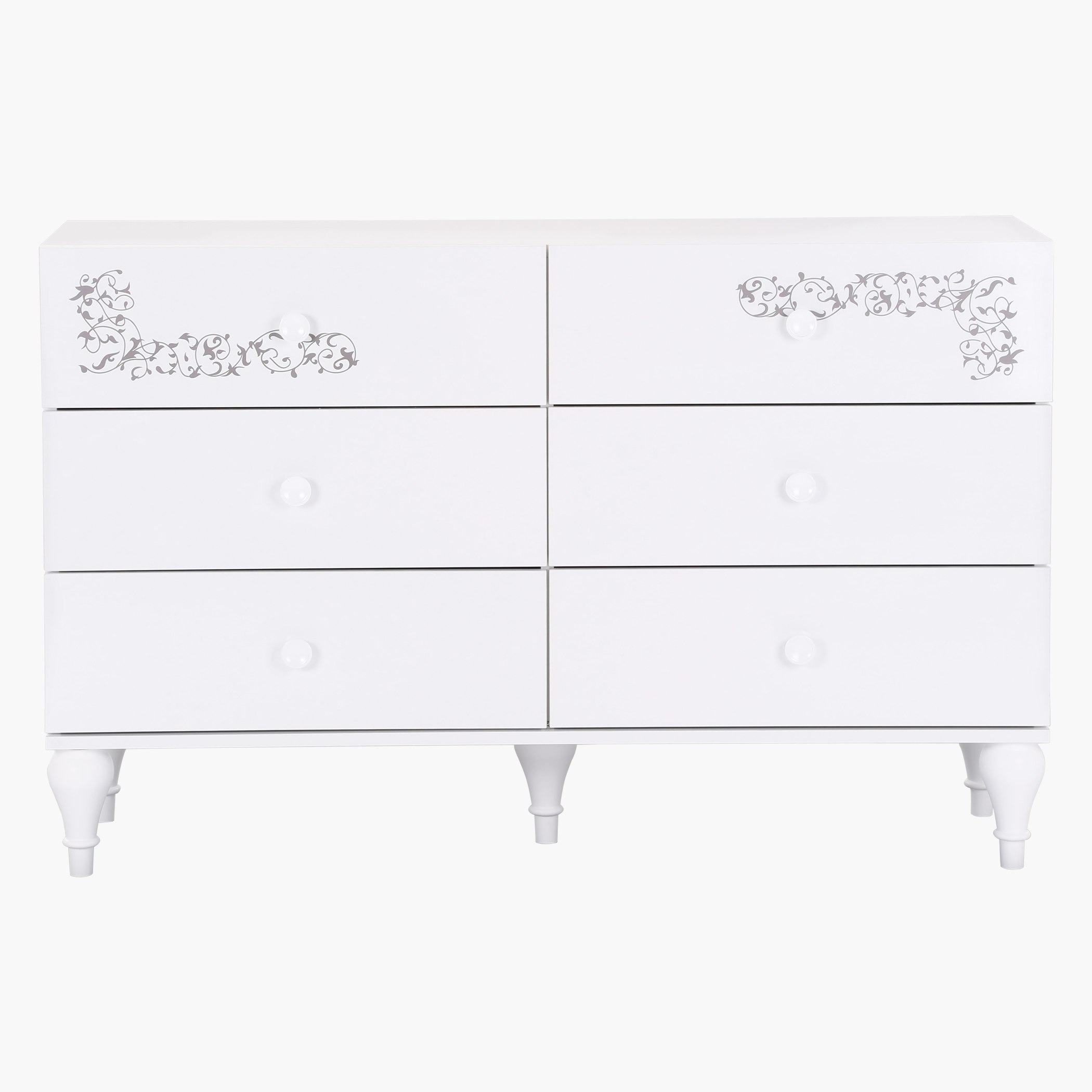 طاولة تزيين كبيرة 6 أدراج دون مرآة من آيلاند-hbxfurniture-bedroom-dressersandmirrors-image-3