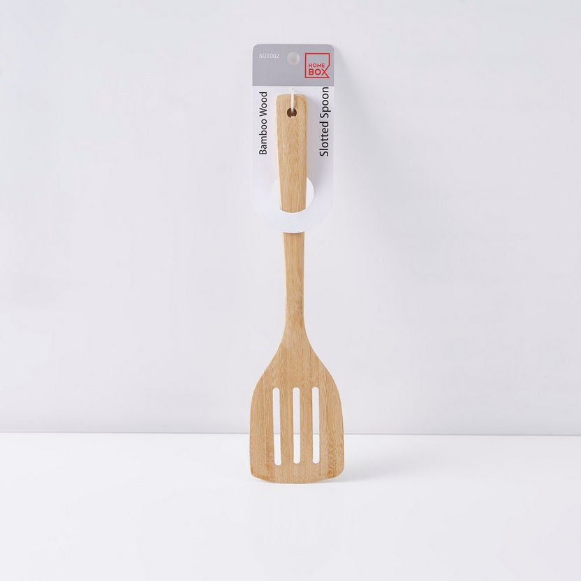 Bamboo Slotted Spoon-Kitchen Tools and Utensils-image-3