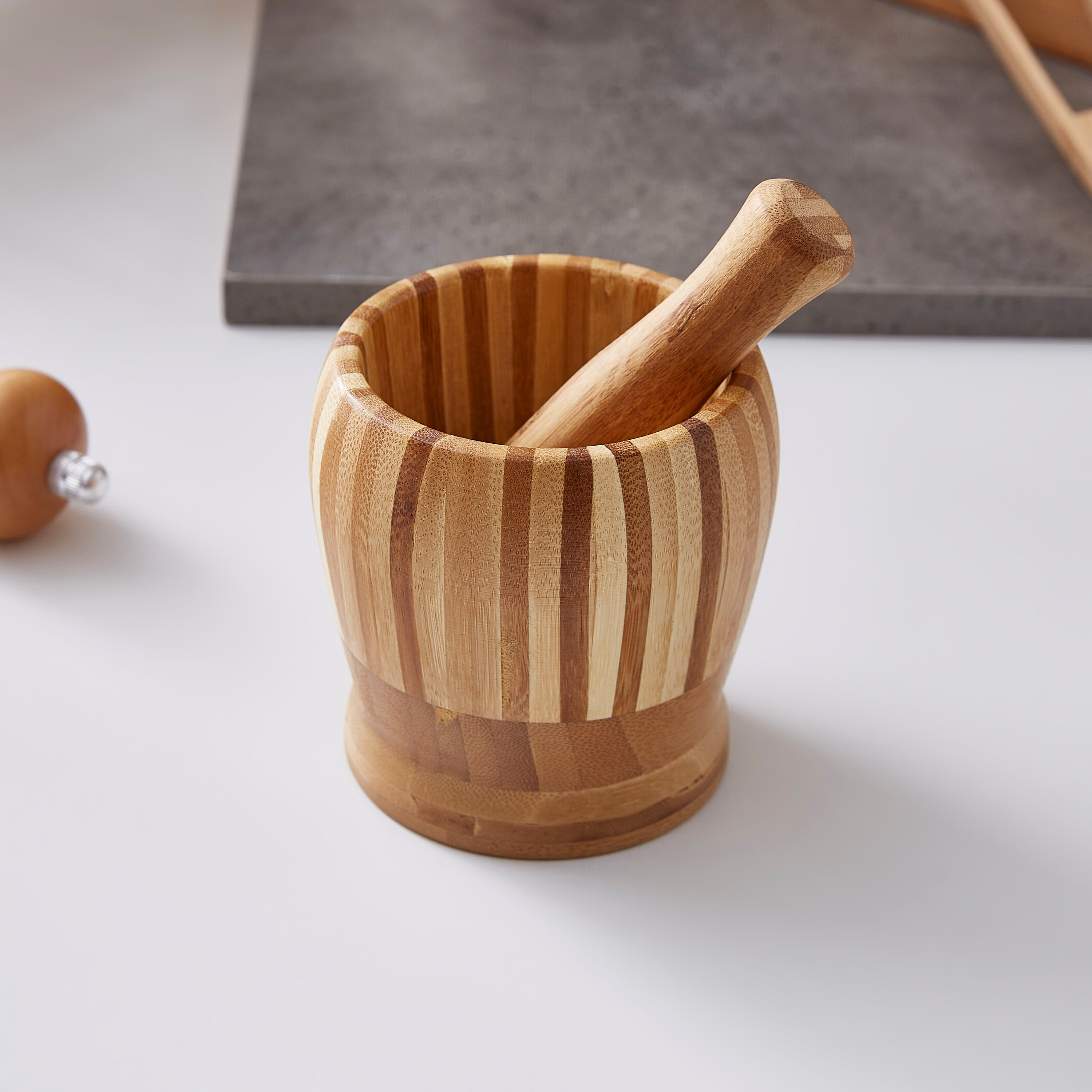 Bamboo Mortar-hbxkitchen-kitchenware-foodpreparation-image-1