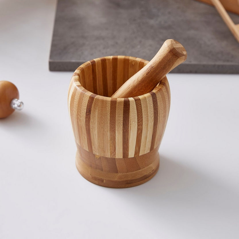 Bamboo Mortar-Kitchen Accessories-image-0