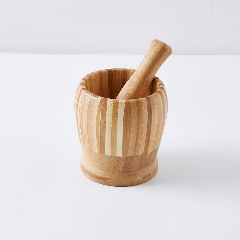 Bamboo Mortar-Kitchen Accessories-image-4