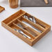 Bamboo Cutlery Tray - 36 cm-Kitchen Racks and Holders-thumbnailMobile-2