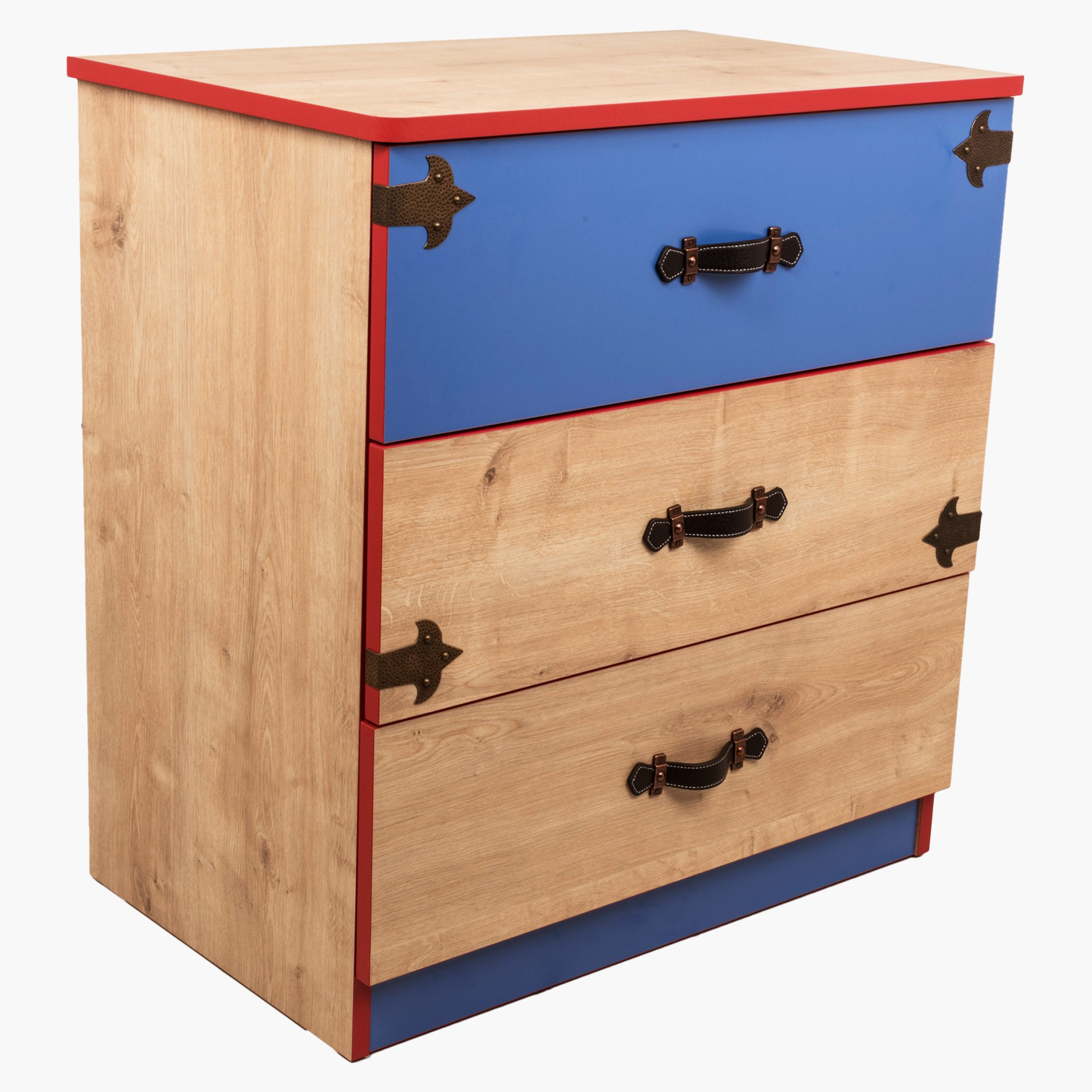 طاولة تزيين 3 أدراج دون مرآة من سي روفر-hbxfurniture-kidsroom-kidsdressersandmirrors-image-1