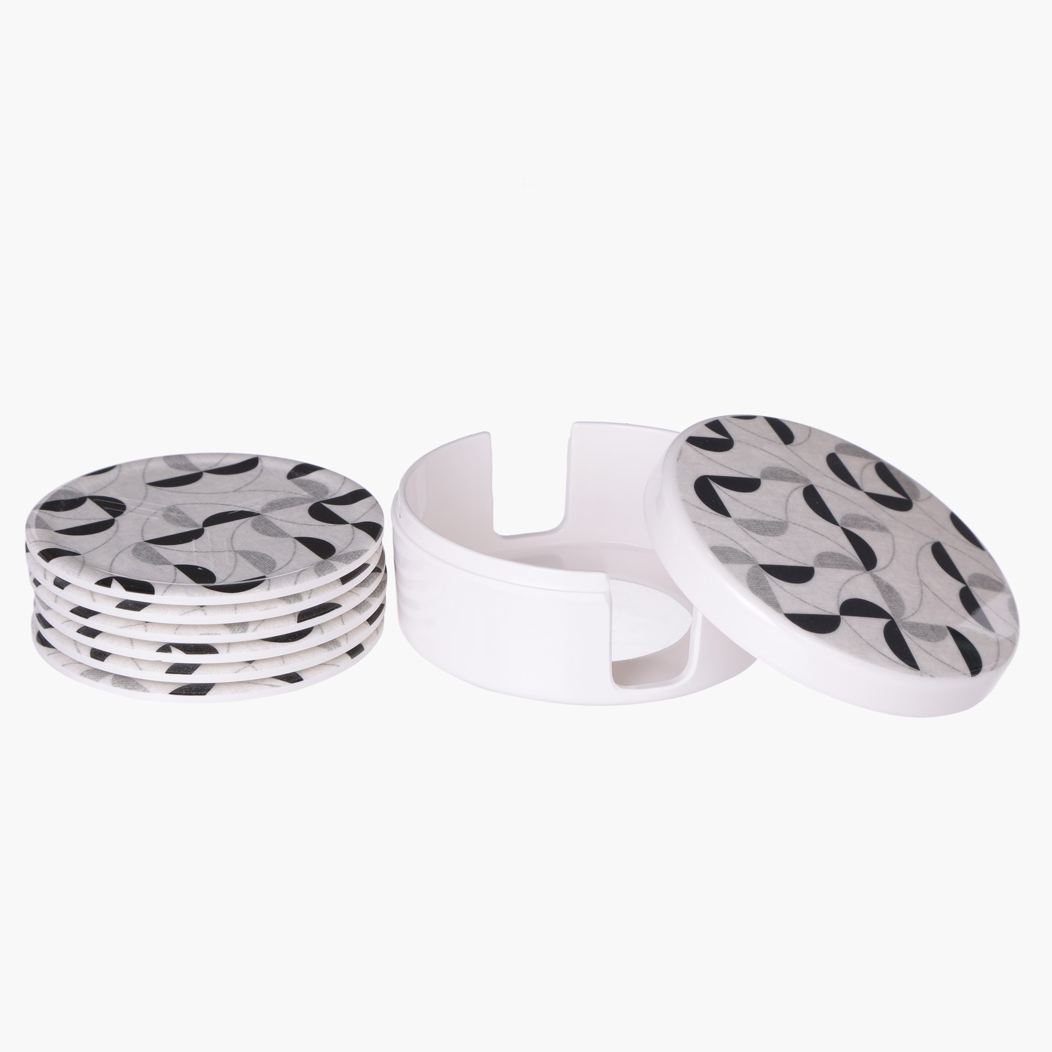 طقم لبادات مستديرة سبيكترا مع حامل - ست قطع-hbxkitchen-kitchenware-kitchenaccessories-image-1