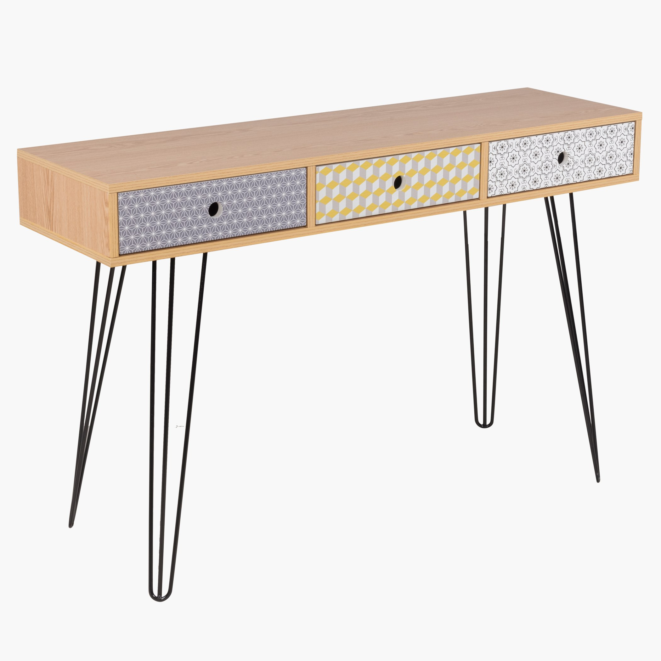 Morocco 3-Drawer Sofa Table-hbxfurniture-tablesandstands-consoletables-image-2