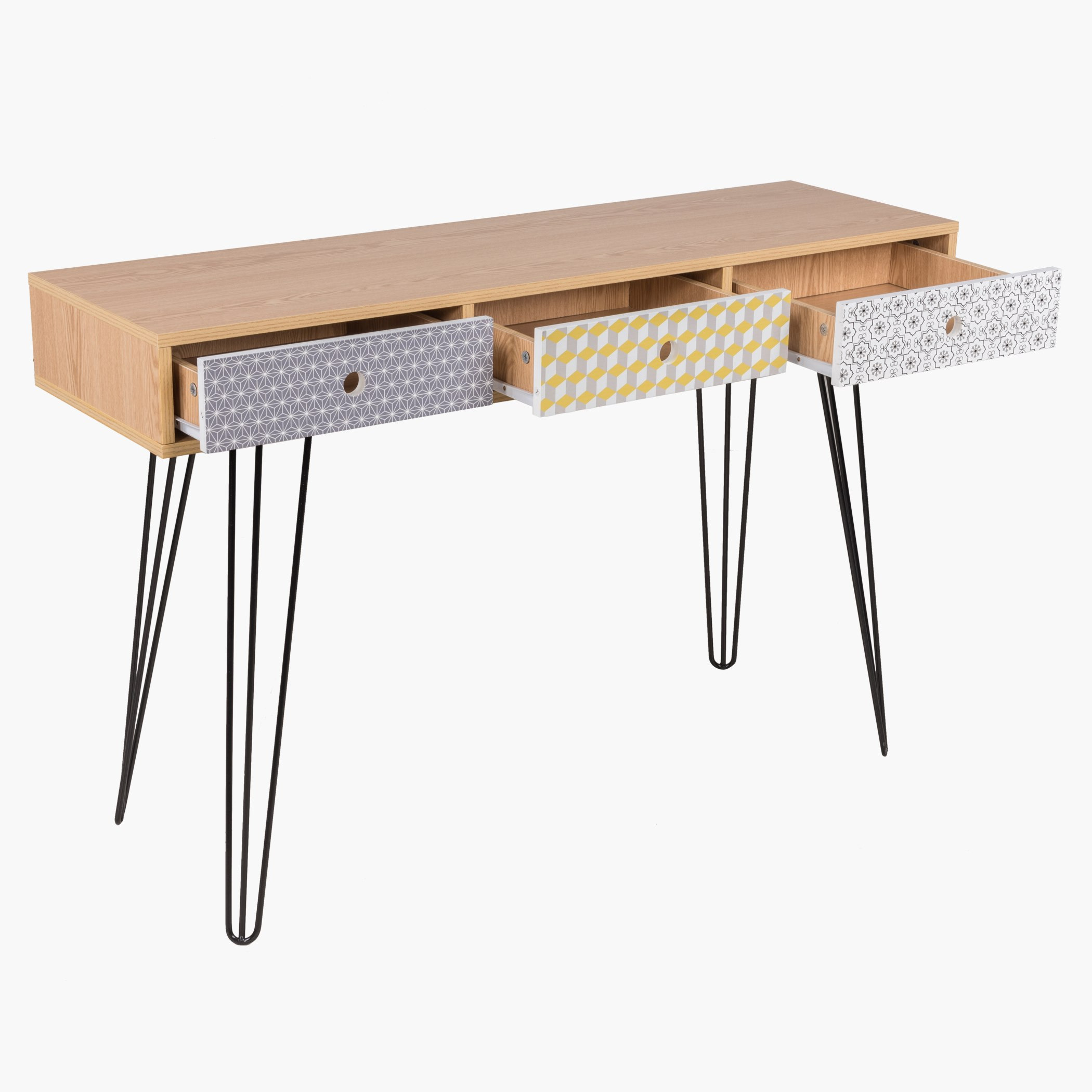 Morocco 3-Drawer Sofa Table-hbxfurniture-tablesandstands-consoletables-image-3