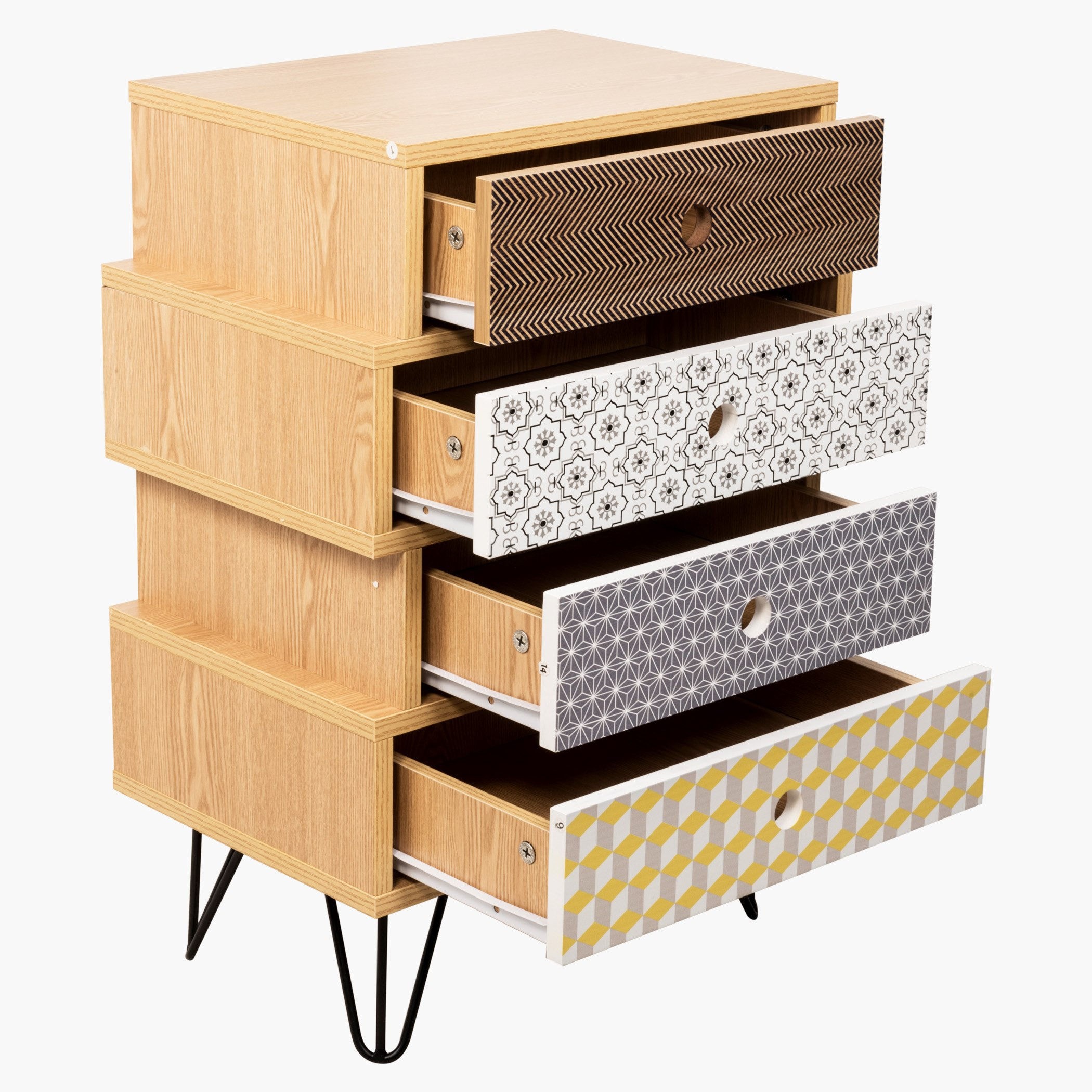طاولة جانبية بـ4 أدراج من المغرب-hbxfurniture-livingroom-endtables-image-4