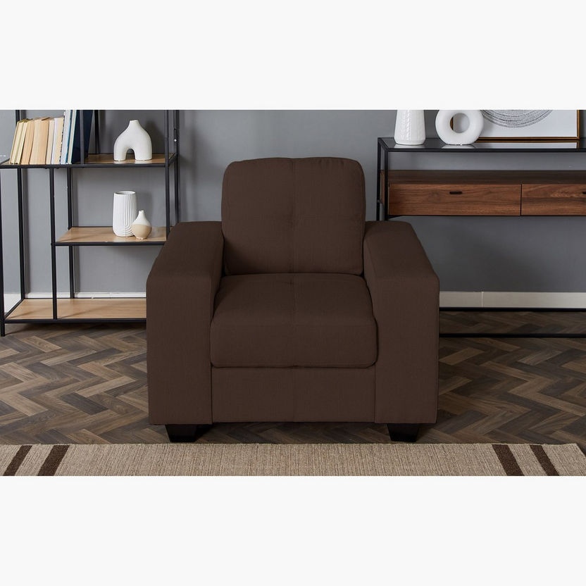 Costa 1-Seater Fabric Sofa-Armchairs-image-0