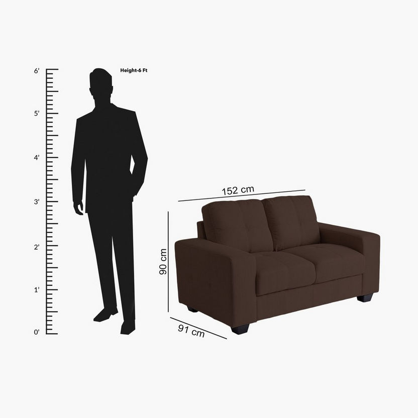 Costa 3-Seater Fabric Sofa-Sofas-image-9