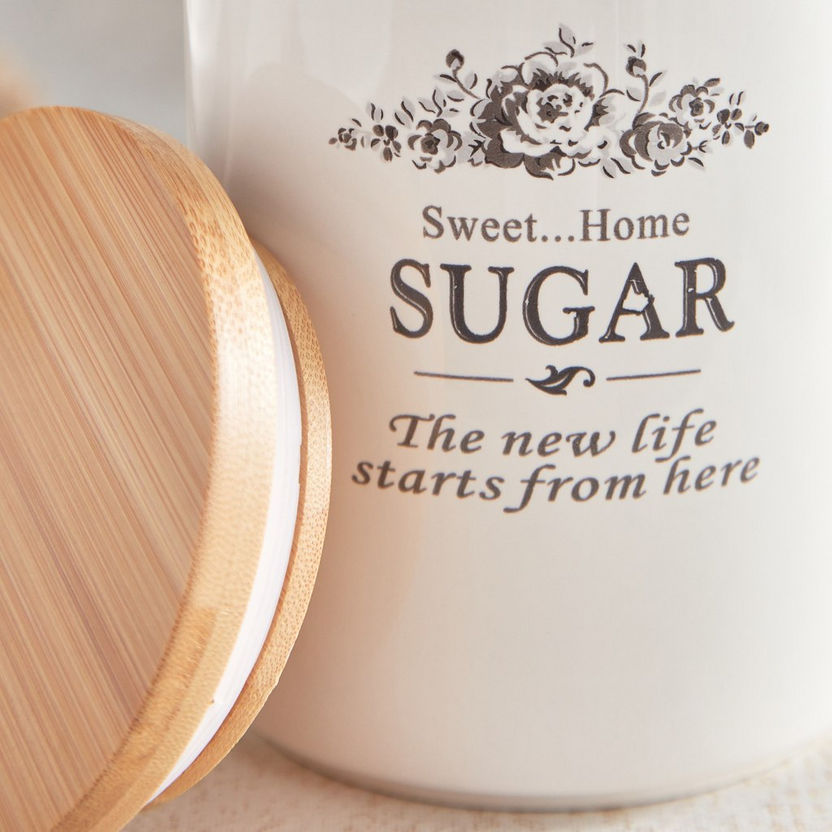 Sweet Home Sugar Canister - 9.5 cm-Containers and Jars-image-3