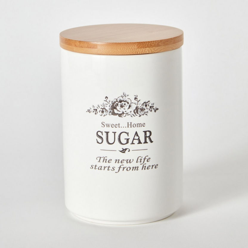 Sweet Home Sugar Canister - 9.5 cm-Containers and Jars-image-5