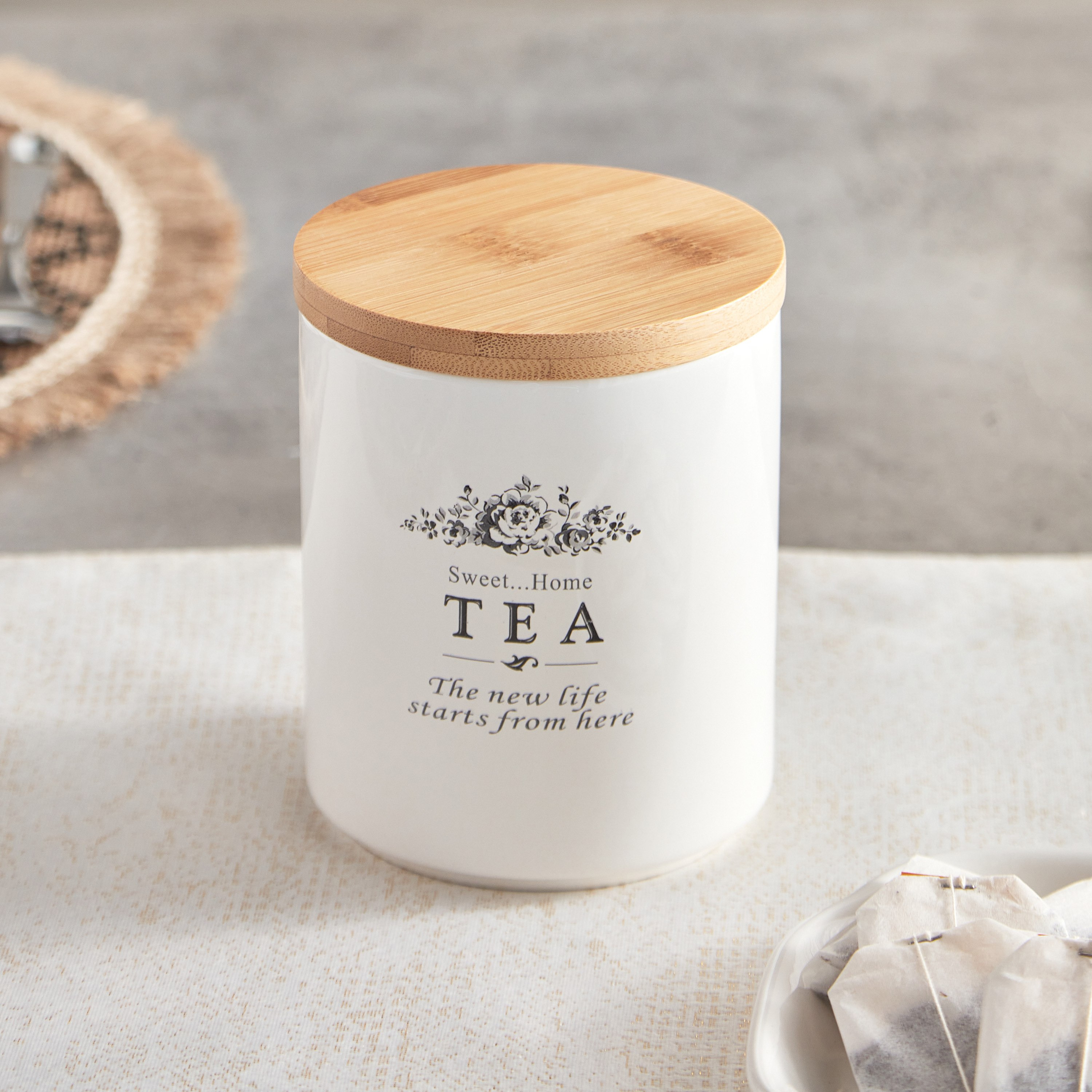 White tea sale coffee sugar canisters