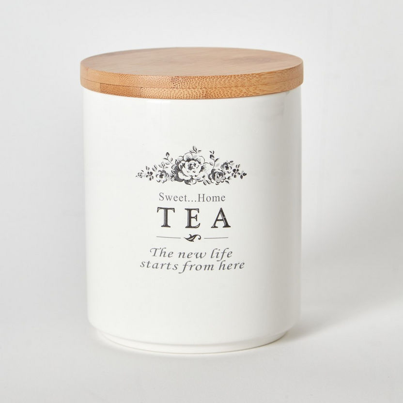 Sweet Home Tea Canister - 9.5 cm-Containers and Jars-image-5