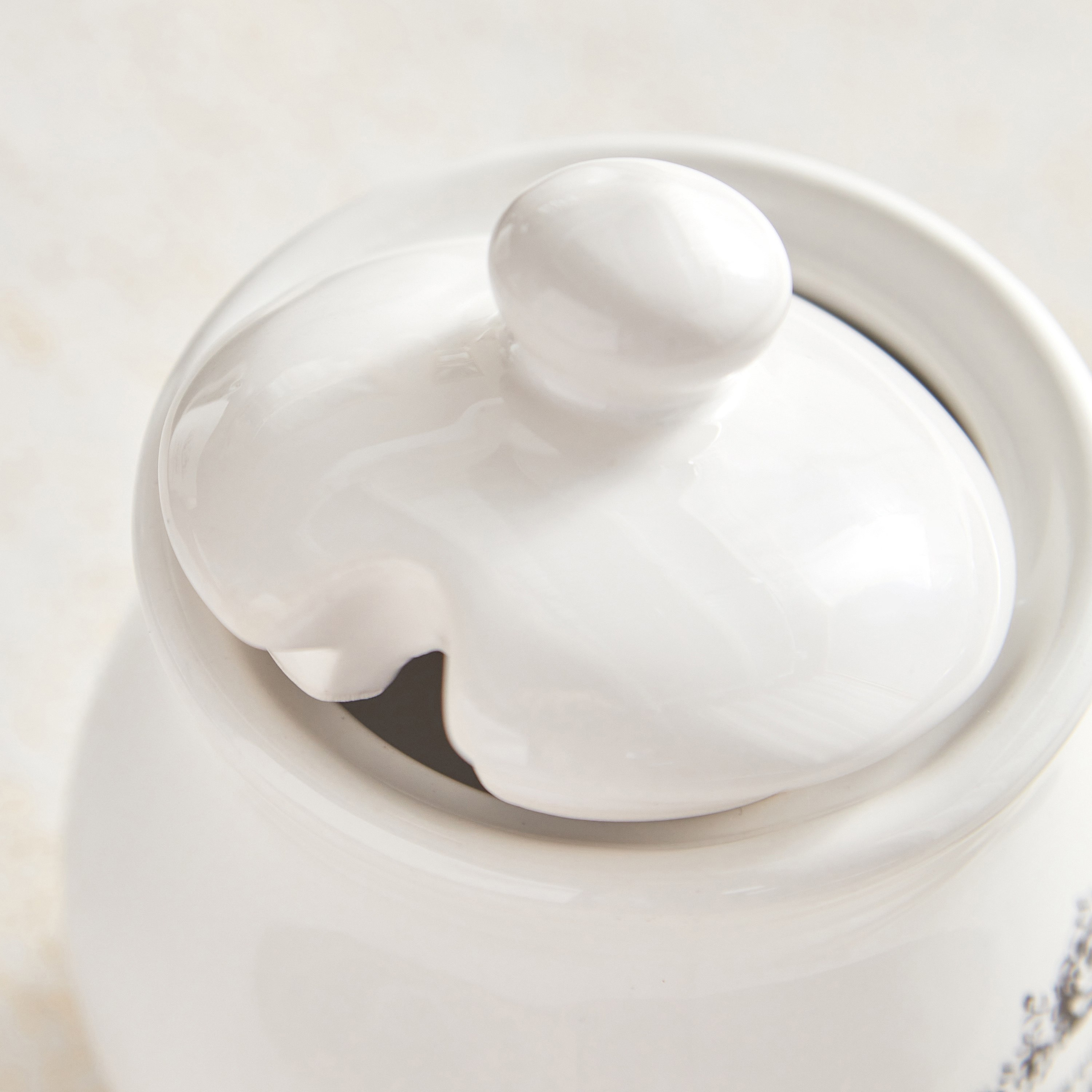 Sweet Home Ceramic Sugar Pot - 250 ml-hbxhomeware-diningandtabletop-coffeeandteasets-image-3