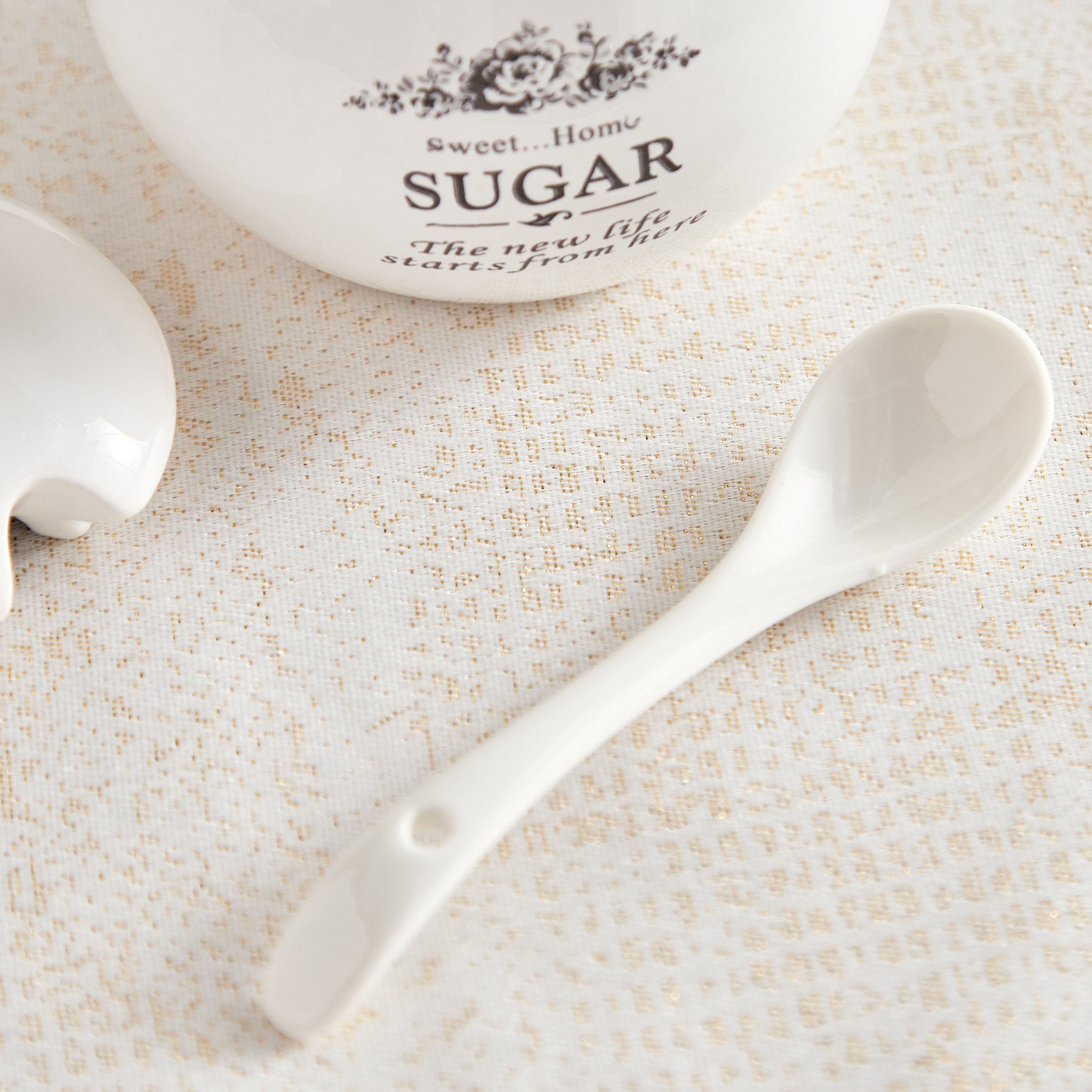 Sweet Home Ceramic Sugar Pot - 250 ml-hbxhomeware-diningandtabletop-coffeeandteasets-image-4