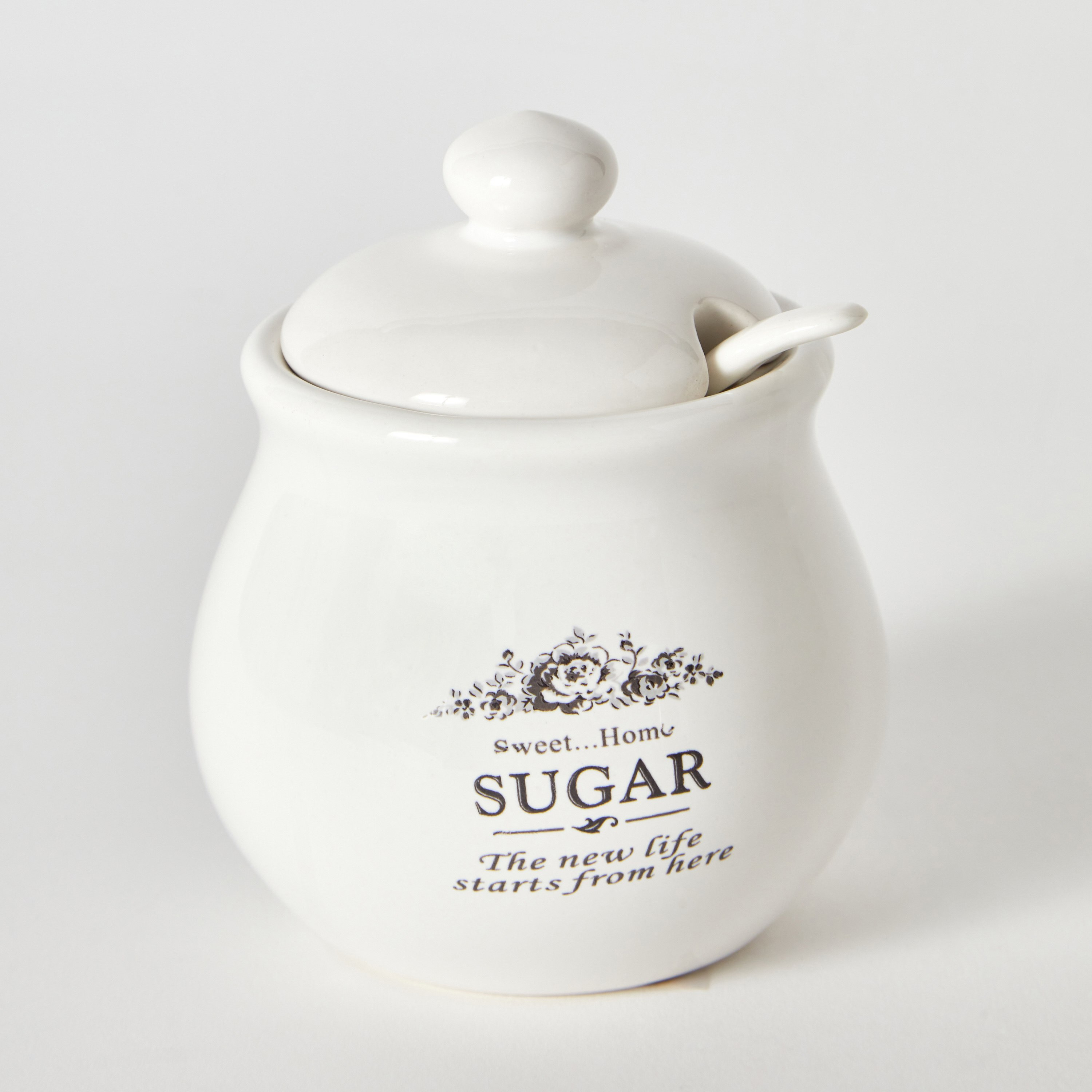 Sweet Home Ceramic Sugar Pot - 250 ml-hbxhomeware-diningandtabletop-coffeeandteasets-image-6
