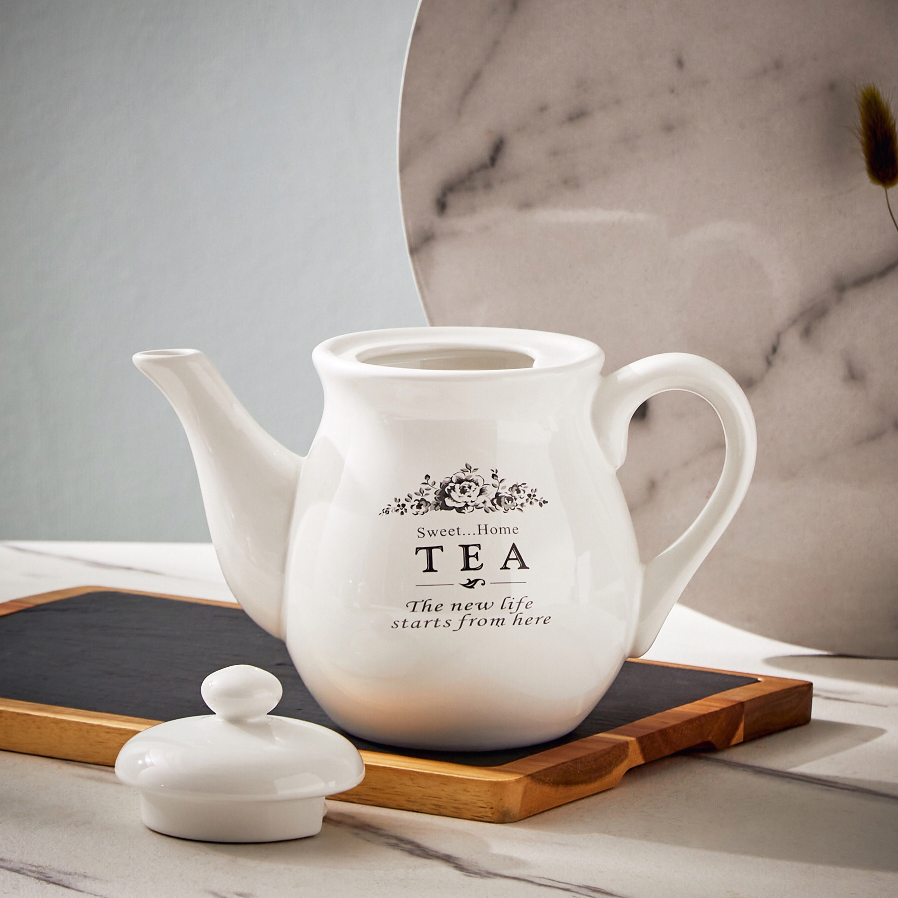 Sweet Home Ceramic Teapot - 1.16 L-hbxhomeware-diningandtabletop-coffeeandteasets-image-2