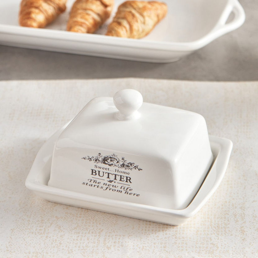Sweet Home Butter Dish with Lid-Containers and Jars-image-0