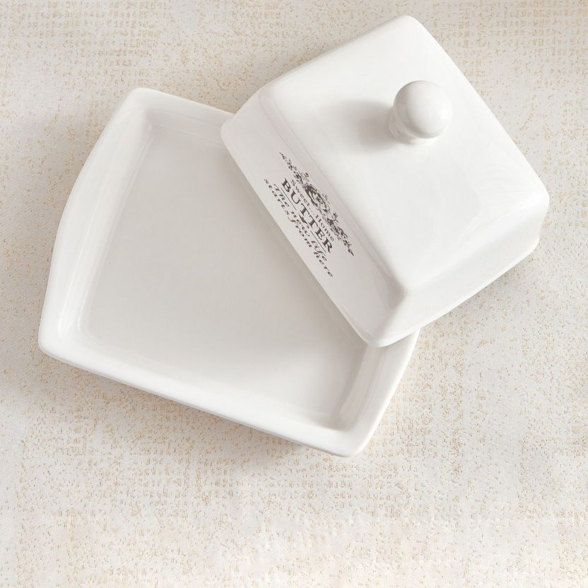 Sweet Home Butter Dish with Lid-Containers and Jars-image-1