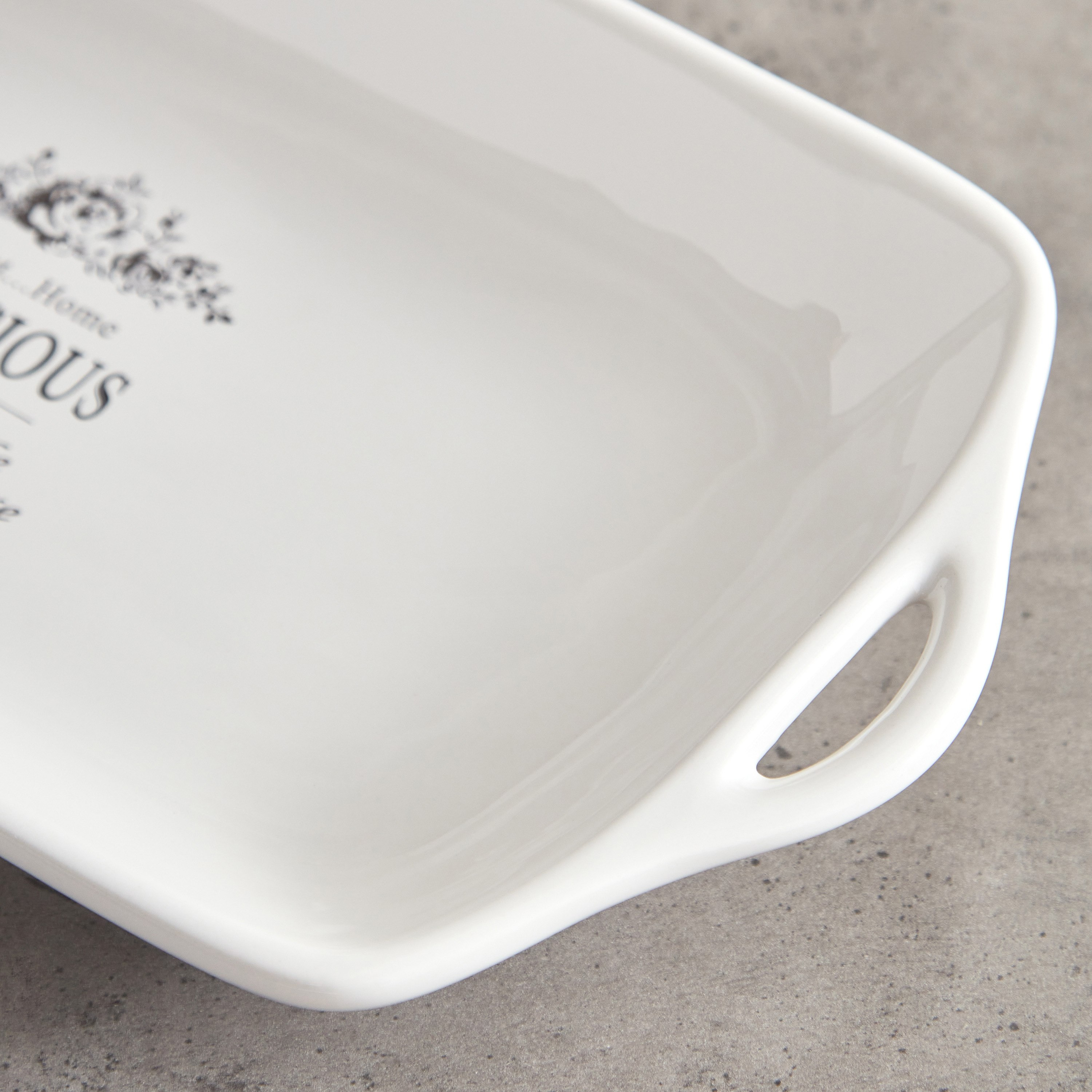 Sweet Home Large Serving Plate - 20x40 cm-hbxdecorandfurnishings-tabletop-serveware-image-3