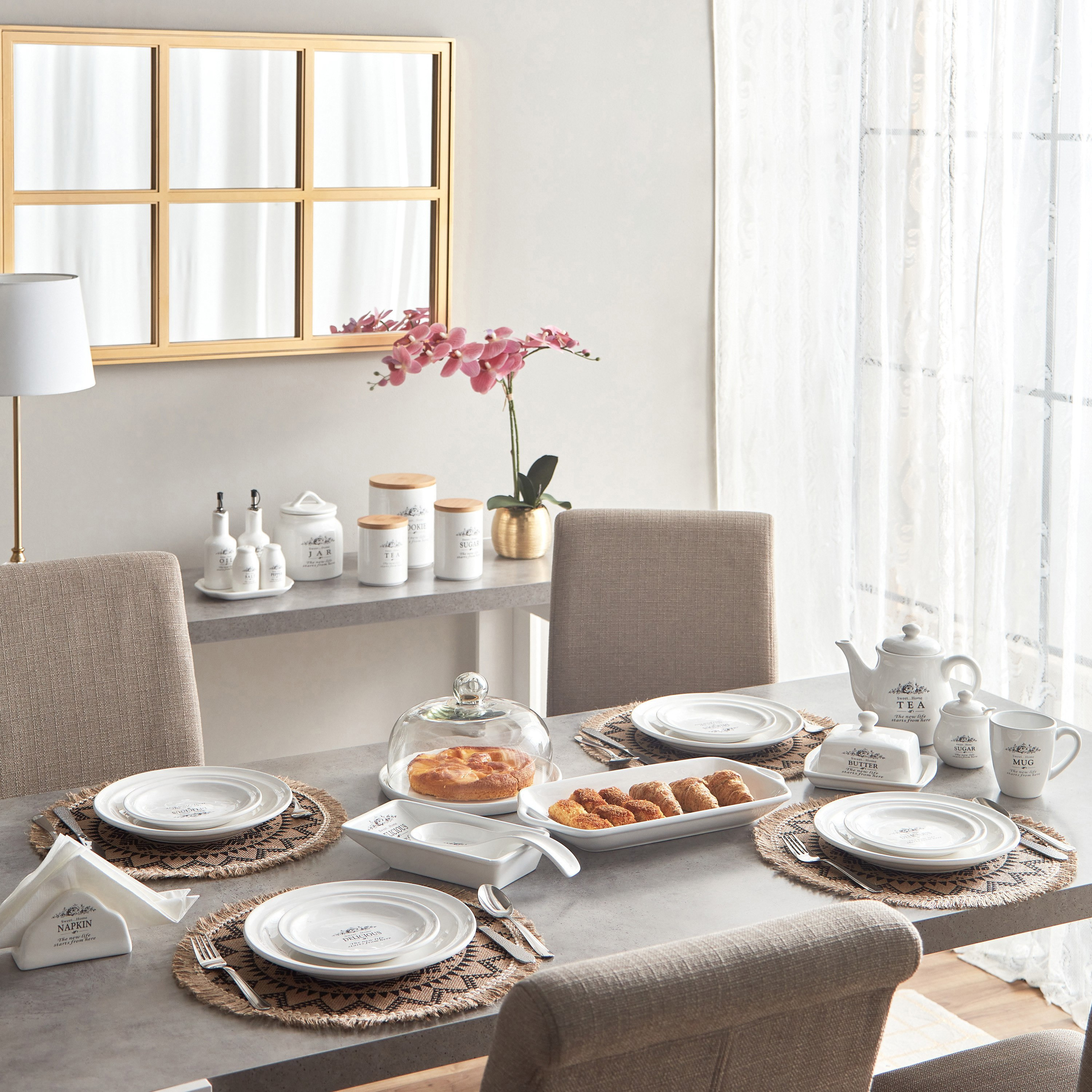 Sweet Home Large Serving Plate - 20x40 cm-hbxdecorandfurnishings-tabletop-serveware-image-5