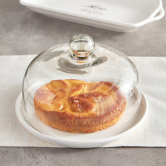Sweet Home Cake Plate with Lid - 25.5 cm