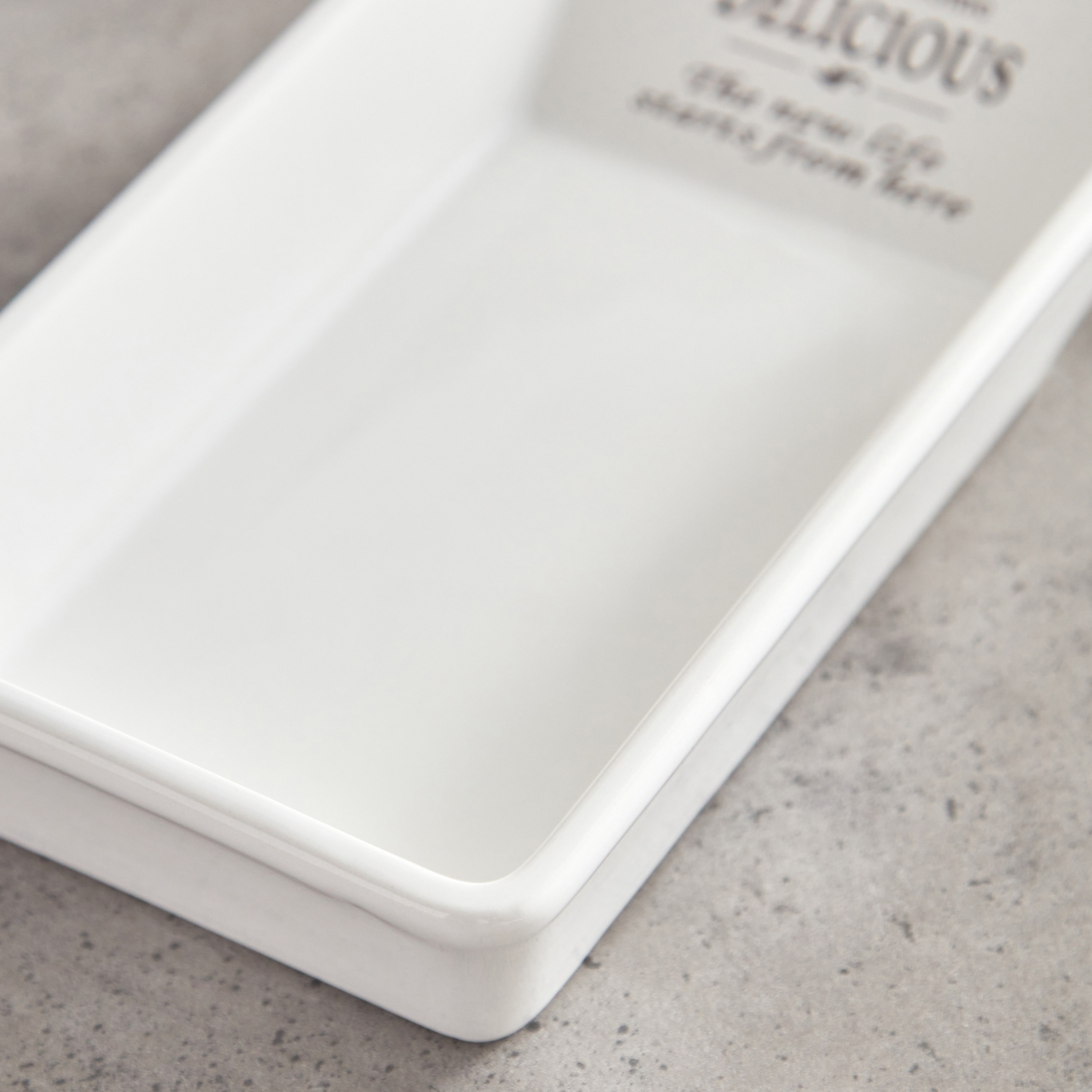 Sweet Home Large Ceramic Salad Plate - 24x12.5 cm-hbxdecorandfurnishings-tabletop-crockery-image-4