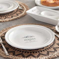 Sweet Home Ceramic Dinner Plate - 26 cm