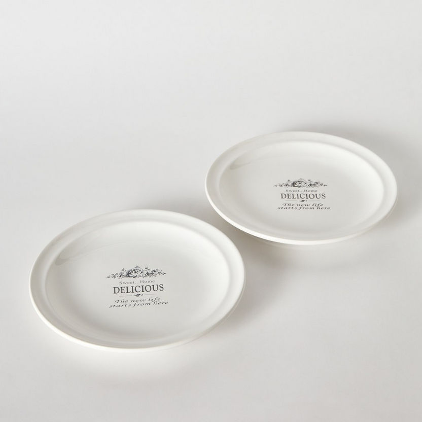 Sweet Home Ceramic Dinner Plate - 26 cm-Crockery-image-4