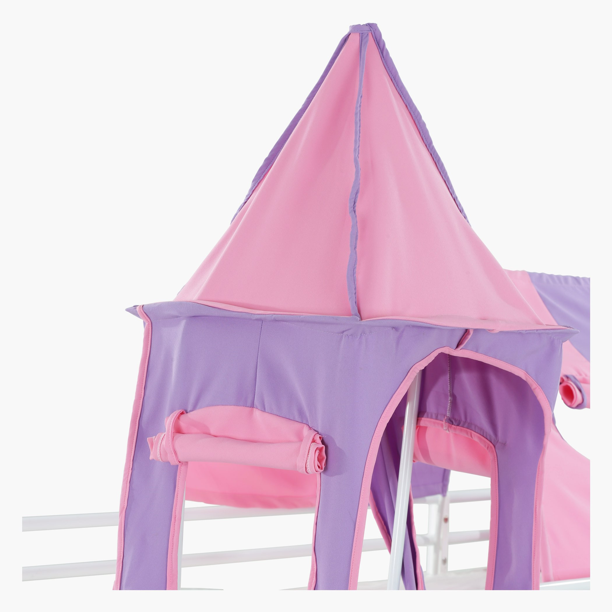 سرير بطابقين مع خيمة برنسيس - 90×200 سم-hbxkidsandyouth-bedsandbedsets-bunkbeds-single-image-9
