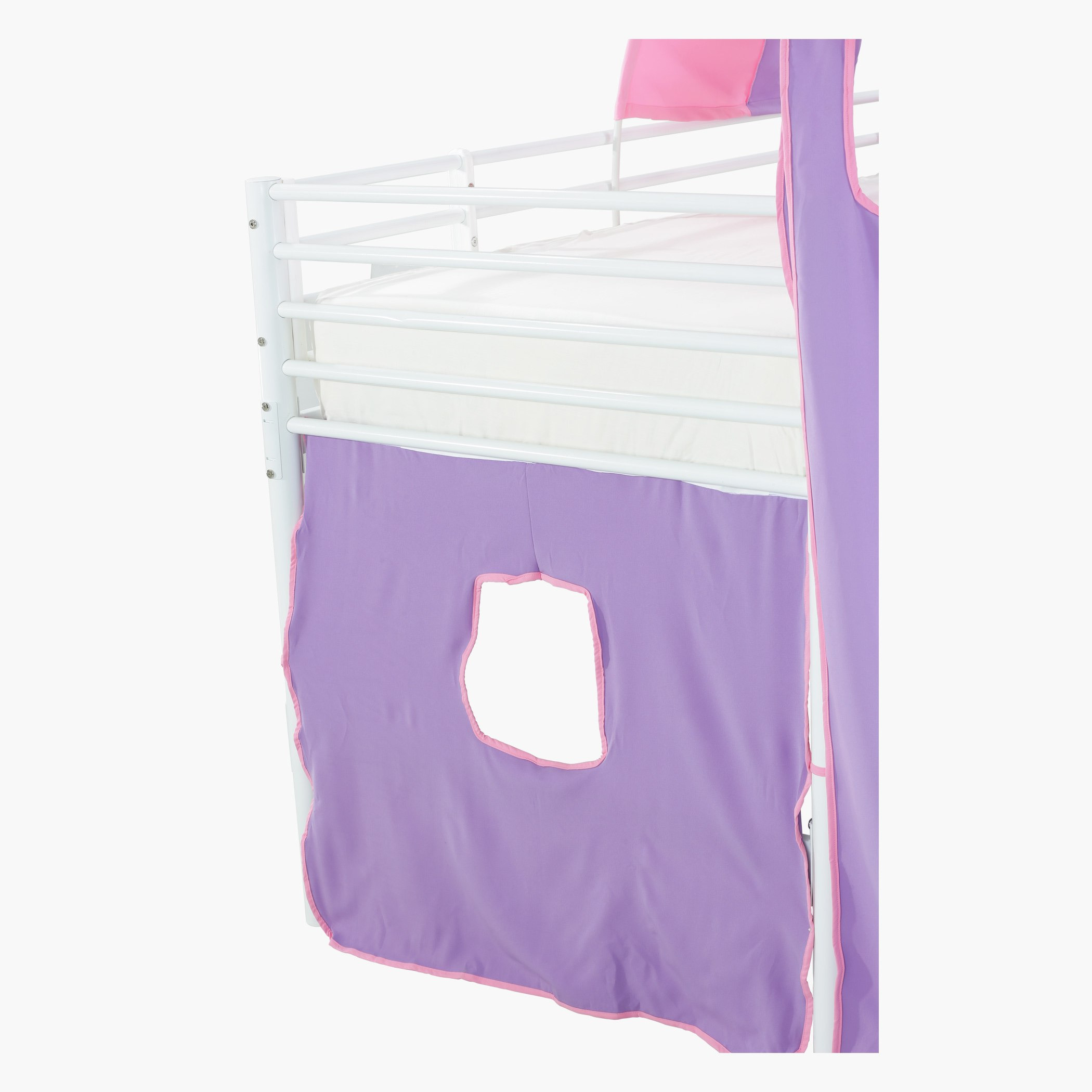 سرير بطابقين مع خيمة برنسيس - 90×200 سم-hbxkidsandyouth-bedsandbedsets-bunkbeds-single-image-11