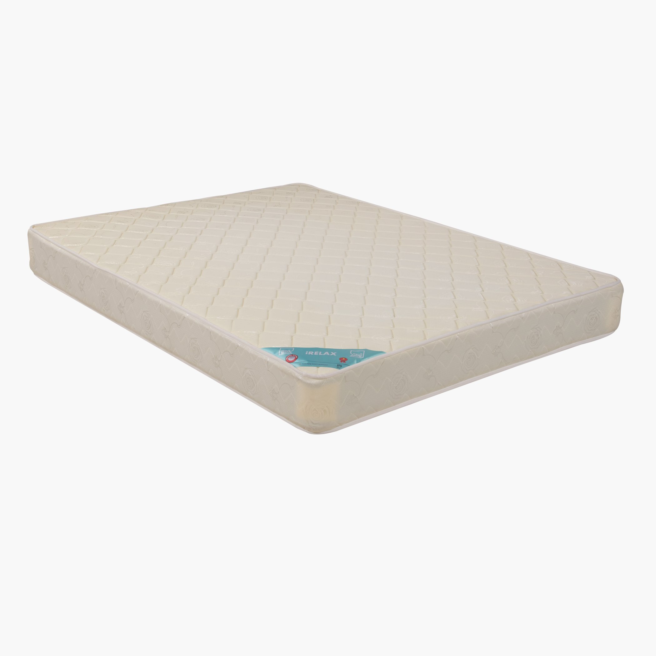 مرتبة كوين بنوابض حلزونية من آي ريلاكس - 150x200x19 سم-hbxbedroom-mattresses-queen-image-1