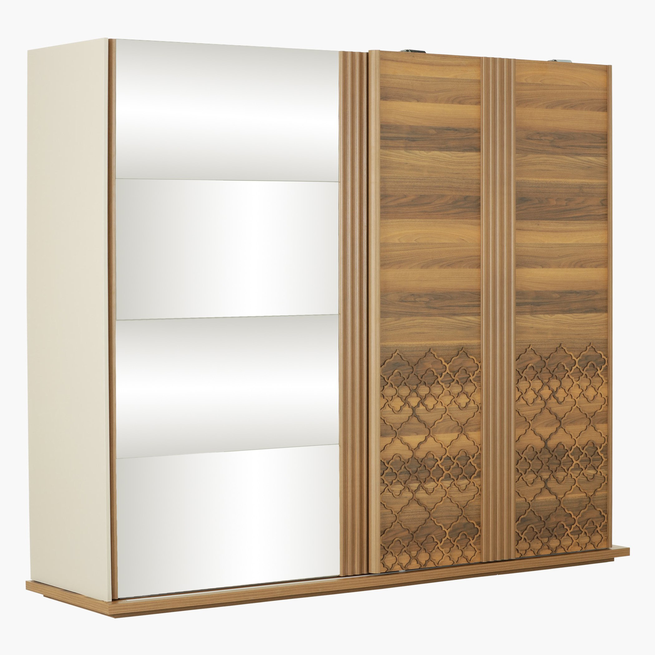 خزانة ملابس بباب انزلاقي مع مرآة من فيجا-hbxfurniture-wardrobes-image-1