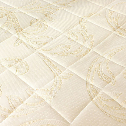 iDeluxe Textured Bonnell Spring and Foam Queen Mattress - 150x200 cms